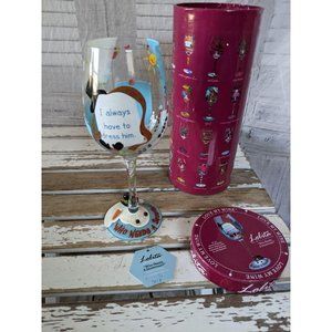 Lolita who needs a snowman holiday wine glass‎ cham